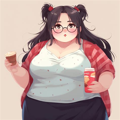 Cute chubby anime female